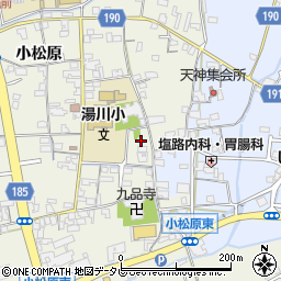 和歌山県御坊市湯川町小松原184-3周辺の地図