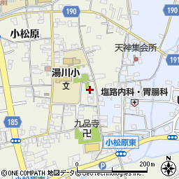 和歌山県御坊市湯川町小松原184周辺の地図