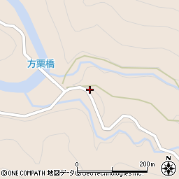 和歌山県田辺市龍神村甲斐ノ川55周辺の地図