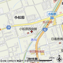 和歌山県御坊市湯川町小松原588-11周辺の地図