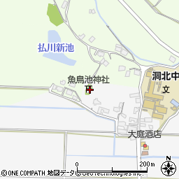 福岡県北九州市若松区払川286周辺の地図