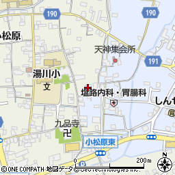 和歌山県御坊市湯川町小松原141周辺の地図