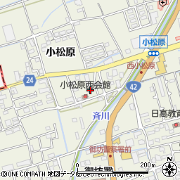 和歌山県御坊市湯川町小松原588-1周辺の地図