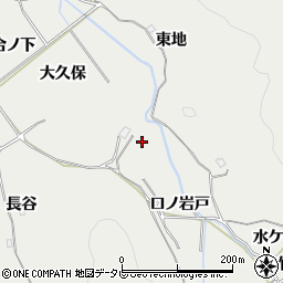徳島県阿南市長生町口ノ岩戸周辺の地図