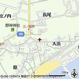 徳島県阿南市中林町大浜3周辺の地図