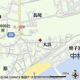 徳島県阿南市中林町大浜5周辺の地図