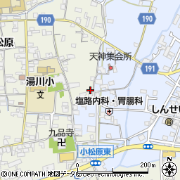 和歌山県御坊市湯川町小松原135周辺の地図