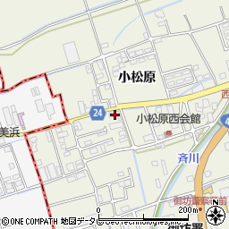 和歌山県御坊市湯川町小松原593周辺の地図
