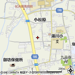 和歌山県御坊市湯川町小松原327周辺の地図