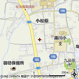 和歌山県御坊市湯川町小松原327周辺の地図