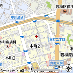 ベネシュ　若松店周辺の地図