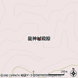 和歌山県田辺市龍神村殿原周辺の地図
