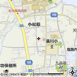和歌山県御坊市湯川町小松原320周辺の地図