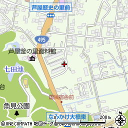 福岡県遠賀郡芦屋町丸の内周辺の地図