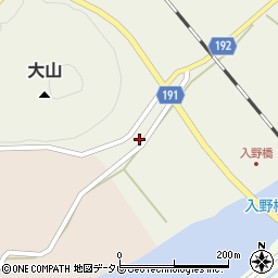 和歌山県日高郡日高川町入野57周辺の地図