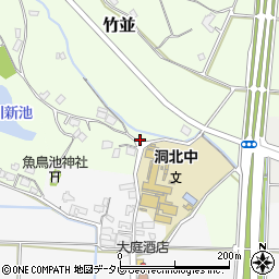 福岡県北九州市若松区竹並3076周辺の地図