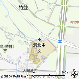 福岡県北九州市若松区竹並2199-1周辺の地図