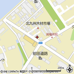 福岡県北九州市小倉北区西港町64周辺の地図