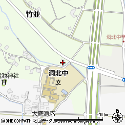 福岡県北九州市若松区竹並2199-6周辺の地図