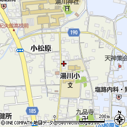 和歌山県御坊市湯川町小松原167周辺の地図