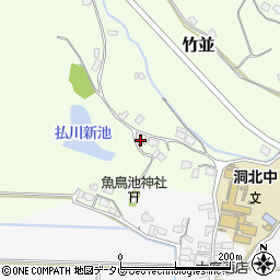 福岡県北九州市若松区竹並3023周辺の地図