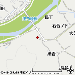 徳島県阿南市長生町長丁周辺の地図