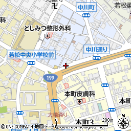 中川町交差点周辺の地図