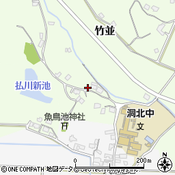 福岡県北九州市若松区竹並3038周辺の地図