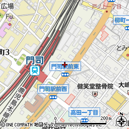 西日本シティ銀行門司駅前支店周辺の地図
