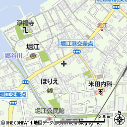 堀江中央公園周辺の地図