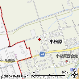 和歌山県御坊市湯川町小松原646-5周辺の地図