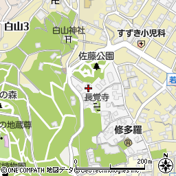 福岡県北九州市若松区山手町1-31周辺の地図
