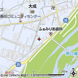 和歌山県御坊市藤田町藤井2169-2周辺の地図
