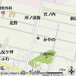 徳島県阿南市見能林町かやの周辺の地図