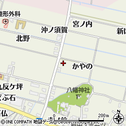 徳島県阿南市見能林町（かやの）周辺の地図
