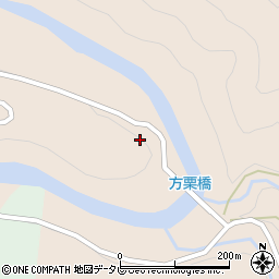 和歌山県田辺市龍神村甲斐ノ川87周辺の地図