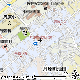 愛媛県西条市丹原町丹原周辺の地図