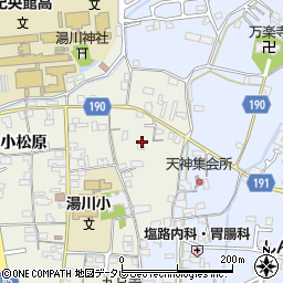 和歌山県御坊市湯川町小松原109-4周辺の地図
