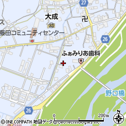 和歌山県御坊市藤田町藤井2171-3周辺の地図