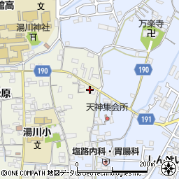 和歌山県御坊市湯川町小松原107周辺の地図