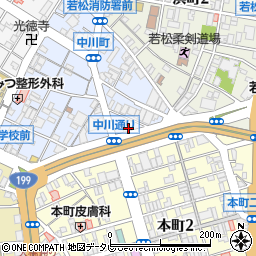 北九州銀行若松支店 ＡＴＭ周辺の地図