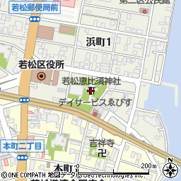 若松恵比須神社周辺の地図