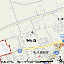 和歌山県御坊市湯川町小松原643周辺の地図