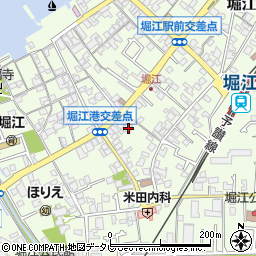 愛媛県松山市堀江町甲-1600周辺の地図