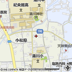 和歌山県御坊市湯川町小松原157周辺の地図