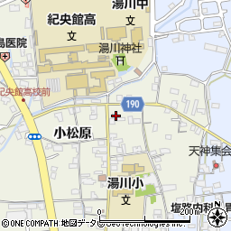 和歌山県御坊市湯川町小松原154周辺の地図