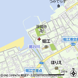 愛媛県松山市堀江町甲-1659周辺の地図