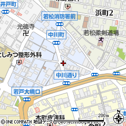 山田食堂周辺の地図