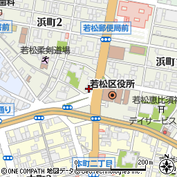 株式会社日本セレモニー　若松中央典礼会館周辺の地図