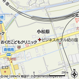 和歌山県御坊市湯川町小松原528-2周辺の地図